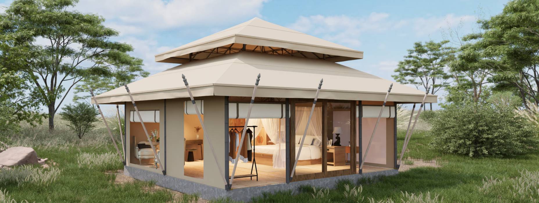 马鞍山户外野奢帐篷